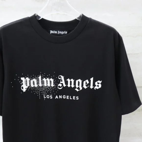 PALM ANGELS Short sleeve T-shirt in black print - Picture 6 of 7
